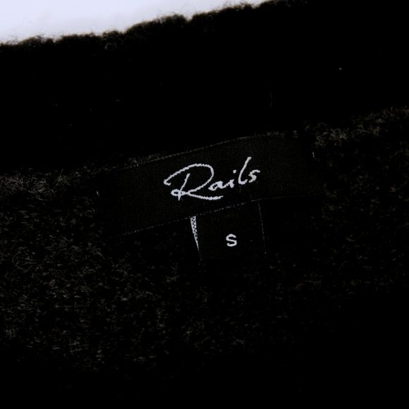 Rails Chance Tiger Stripe Crew Neck Wool Blend Pullover Sweater Women Size S - Picture 10 of 11
